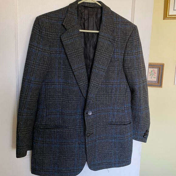 Jackets & Blazers - Grey & Blue Blazer